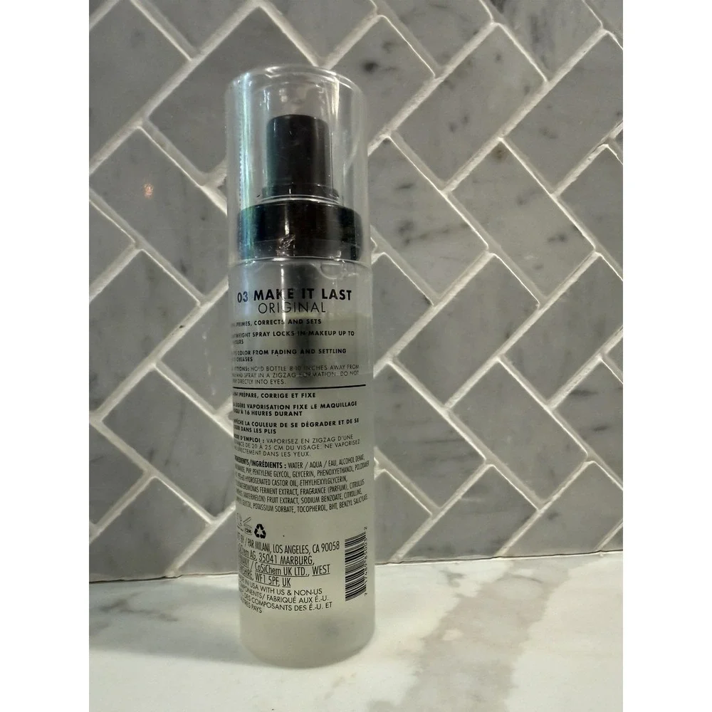 Milani Make It Last Original Setting Spray 2.03 Oz 16HR Longwear Sealed!